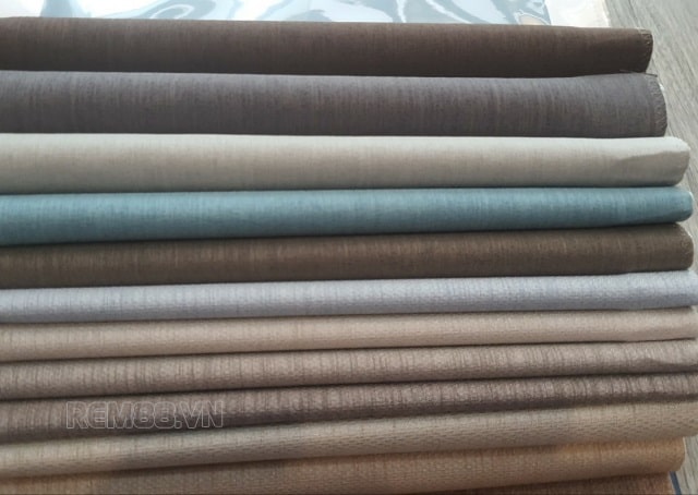 Một số mẫu vải cho khách hàng lựa chọn để may rèm ngăn lạnh